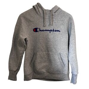 Champion‎ Gray Heavyweight Hoodie Sweatshirt Adult Size Small